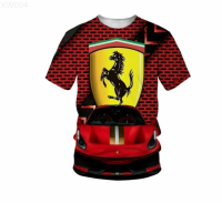 Scuderia (สต็อกเพียงพอ) F1 Ferrari2023 Signature 3D T-Shirt 22คุณภาพสูง size:S-5XL