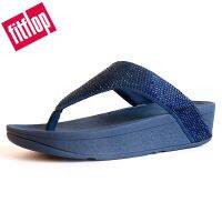 Fitflop รองเท้าลําลองสตรีสีฟ้าชิมเมอร์คริสตัล m