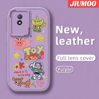 เคส JIUMOO สำหรับ VIVO Y02 Y11 Y02A 2023 Y01 Y11S Y30G เคสการ์ตูนหุ่นยนต์ของเล่นน่ารักดีไซน์ใหม่ลวดลายกันกระแทกเคสซิลิโคนนิ่มเลนส์กล้องถ่ายรูปเคสป้องกันทั้งหมด