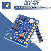 GY-87 10DOF โมดูล MPU6050 HMC5883L BMP180 GY87 โมดูลเซ็นเซอร์ 3V-5V GY87 สําหรับ Arduino Power Accurancy สูง