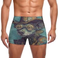 Dog Swimming Trunks Pop Caricatures Durable Fashion Swim Boxers Large Size Pool Man Swimwear Swimwear