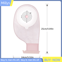 Millys ระบบ colostomy ที่ทนทาน: ถุงระบายน้ำ10ชิ้นถุงเก็บความเย็นพร้อมไส้กรองคาร์บอน