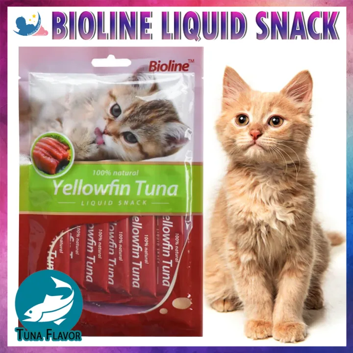 1pack Bioline Liquid Snack Cat Food Cat Snack Treats 15g Cat Strip