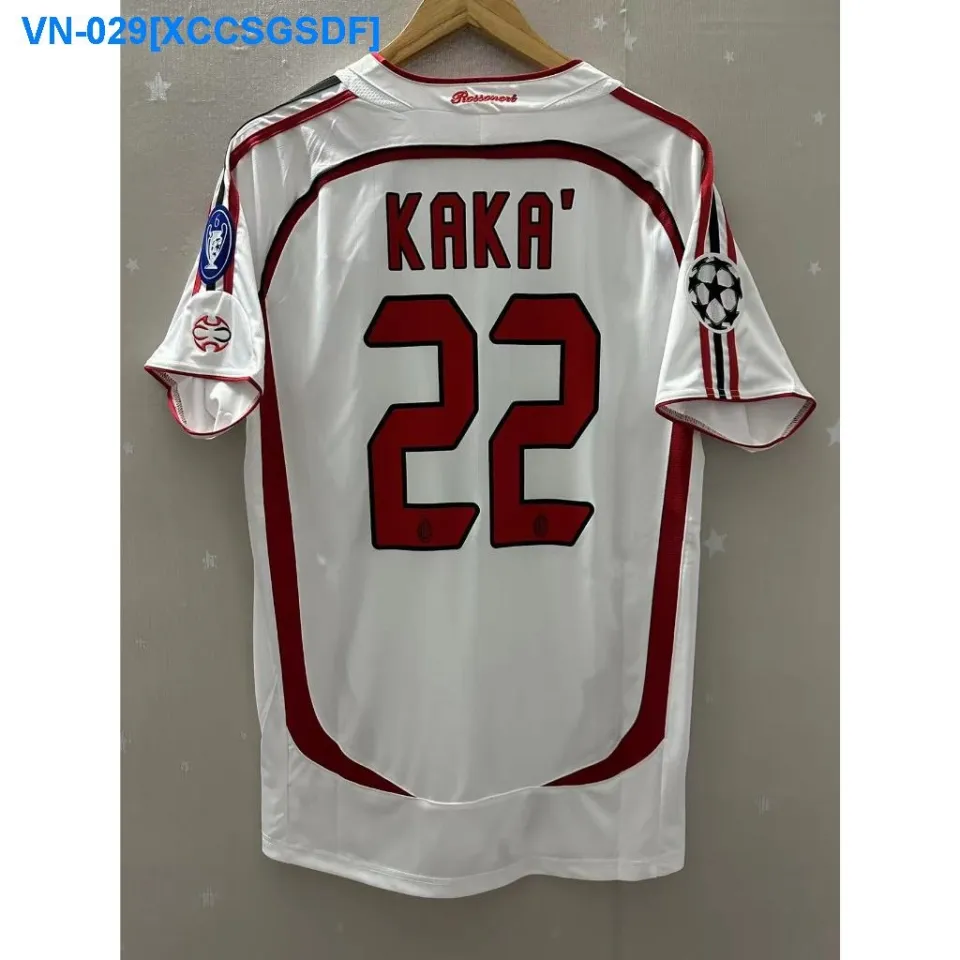 Kaka Jersey AC Milan 06-07 Retro Football Jersey Champions League