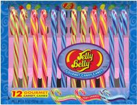 Jelly Belly Candy Canes ลูกอมเเคนดีไม้เท้า น้ำหนัก 150 กรัม BBF 17/01/25