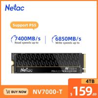 Netac M.2 SSD 1Tb 2Tb 4เทราไบต์ SSD M2 SSD PCIE4.0โซลิดสเตทไดรฟ์ภายในฮาร์ดดิสก์ HDD สำหรับเดสก์ท็อปคอมพิวเตอร์ส่วนบุคคล Igdxch