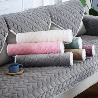 Thicken Plush Fabric Sofa Cover Lace Slip Resistant Slipcover Seat European Style Couch Cover Sofa Towel for Living Room Decor