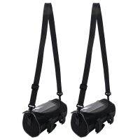 2X Outdoor Bicycle Handlebar Bag Mountain Bike Press Screen Head Bag Outdoor 5L Multifunctional Bag (Black)