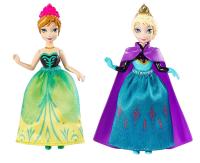 Frozen Princess Sisters Celebration Anna and Elsa Small Doll, 2-Pack