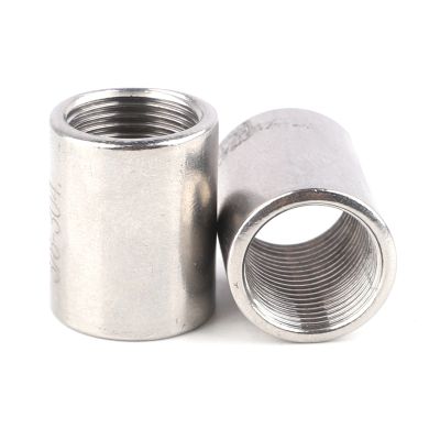 【YF】☎✲☜  2pcs 1/8  1  304 Pipe Thread Connectors SS304 Extention Tube Joints Fittings