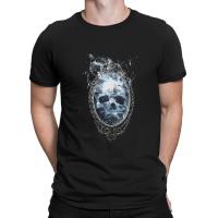 Demons Mirror Creative Tshirt For Men Smoke Round Collar Pure Cotton T Shirt Personalize Birthday Gifts Outdoorwear