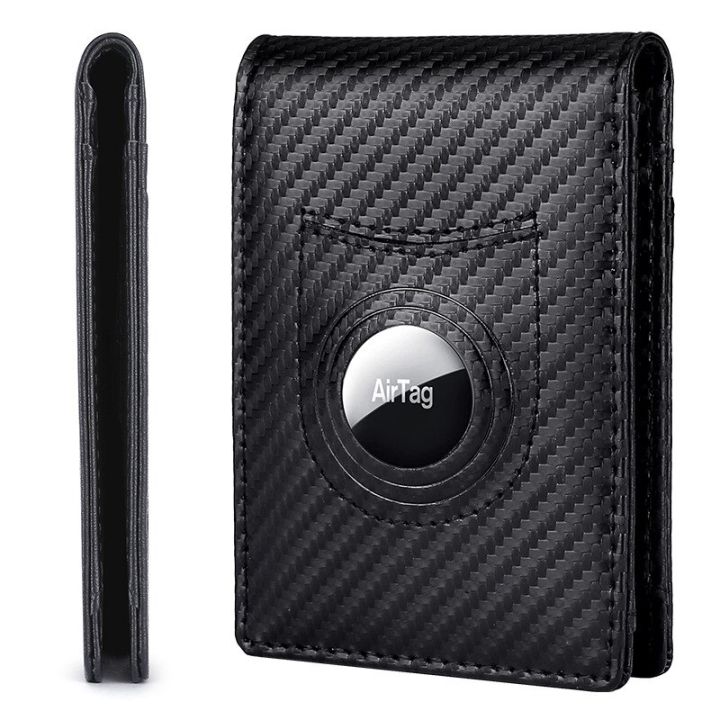 leather-men-carbon-fiber-card-holder-wallet-rfid-for-apple-airtag-wallet-luxury-id-card-holder-fashion-business-designer-purse-card-holders