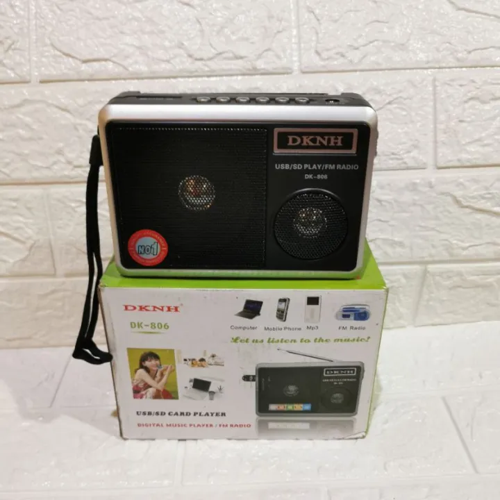 VINTAGE RADIO JADUL DKNH DK 806 USB SD CARD FM MP3 MUSIC PLAYER AC DC