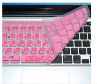 3pcs New arrive US  lovely pink kitty keyboard KT cat protector Cover Skin Protector for Apple Mac book 13" 15" Macbook Air 13 Basic Keyboards