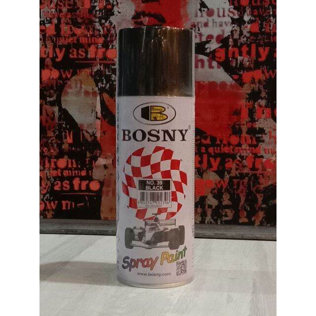 Bosny Dealer "Black" 39 Acrylic Spray Paint Lazada PH