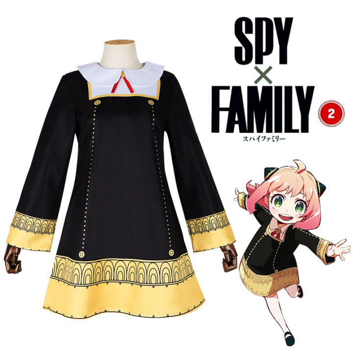 Toystoryshop Anime SPY X FAMILY Anya Forger Cosplay Costume Dress ...