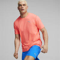 PUMA RUNNING - เสื้อยืดวิ่งแขนสั้นผู้ชาย Cloudspun สีแดง - APP - 52403982