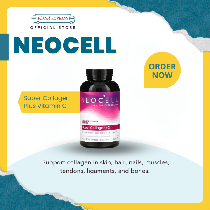 NeoCell Super Collagen Type 1 And 3 Plus C Tablets Bottle Of 250