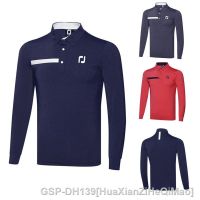 FootJoy DESCENTE Mizuno เสื้อยืดเสื้อเชิ้ตผู้ชายกอล์ฟ,เสื้อยืดกางเกงเล่นกอล์ฟกอล์ฟ TaylorMade1ระบายอากาศแห้งเร็ว PING1 Callaway1