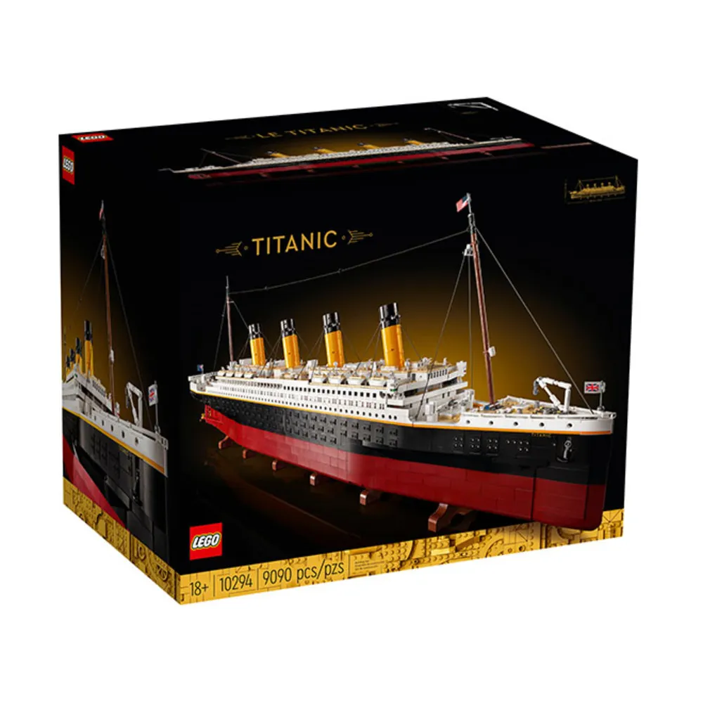 100% Original】 LEGO Titanic large movie ship assembled building blocks toy  gift 10294 (9090pcs) limited collection Khối xây dựng 