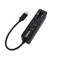 ❒☎ 2 in 1 Type-C OTG USB 2.0 Hub Splitter Combo 3 Ports SD/TF Card Reader 6J16 Drop Shipping