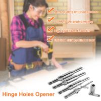 4Pcs Self Centering Hinge Hardware Drill Bits Set Drill Bits Door Cabinet Pilot Holes Drilling Locator 5/64 7/64 9/64 11/64 Inch