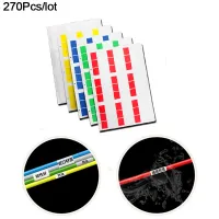 【YY】270Pcs Cable label Sticker A4 Paper Wire Ethernet Network Electrical Cable Labels Cord Tag Marker Print Stickers Organizer