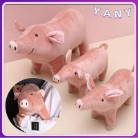 YANY ของเล่นเด็ก Super Soft การ์ตูนน่ารัก Kawaii ตุ๊กตา andamp; ตุ๊กตาสัตว์ หมูจำลอง ตุ๊กตา Plush หมอนหมูสีชมพู