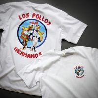 เสื้อยืดผ้าคอตต้อน 100% สวมใส่สบาย สกรีนแบบนูน ราคาถูกเว่อร์ เสื้อยืด Los Pollos Hermanos  จากซีรีย์ดัง Breaking Bad และ Better Call Sual