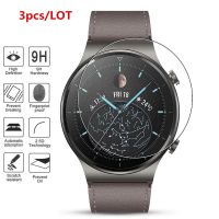 ♀☏ 3 แพ็คสำหรับ Huawei Watch GT2 Pro/GT2 Pro ECG กระจกนิรภัยป้องกันหน้าจอ 9H Smartwatch กระจกป้องกัน