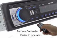 Bluetooth Handfree Car Radio MP3 Audio Player FMUSBSDAux In 1Din In Dash 12V Stereo Remote Control Auto Electronics Subwoofer