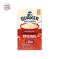 Quaker Oat So Simple Original Porridge 10 Pack 270G เควกเกอร์ ข้าวโอ๊ต โซ ซิมเพิล โจ๊กดั้งเดิม 10 แพ็ค 270 กรัม