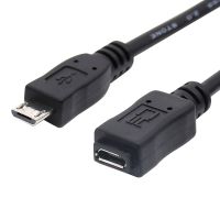 Micro USB extension cable 50cm 20cm 5pin V8 male to female extender for mobile phone tablet