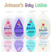 Johnsons bedtime lotion สีม่วง, baby lotion สีชมพู, milk+rice baby lotion สีฟ้า cottontouch baby lotion สีขาว ขนาด 500 ml