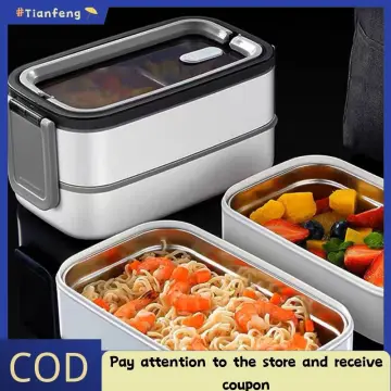 304 Stainless Steel Insulated Lunch Box Leak-proof Food Storage Container,  Adult Bento Box, Men, Wom