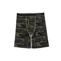 BONITOS Men lnnerwear Long Camouflage Boxers &amp; Trunks Opening Style Solid Color Man Breathable Underwear Shorts Cotton