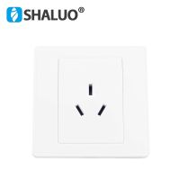Wall Socket 220V New Home Wall Power Supply Socket Switch Plug Base For Air Conditioner 16A Three Pins Home Wall Socket Australia Style Plug
