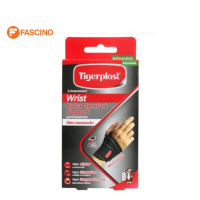 Tigerplast Wrist Extra Comfort Support อุปกรณ์พยุงข้อมือ สีดำ แบบปรับระดับได้ ฟรีไซส์