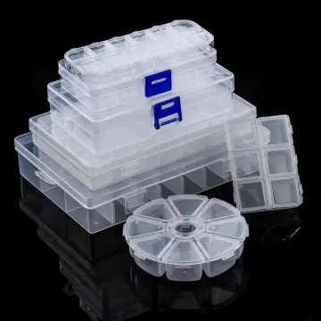 10 Grids Plastic Storage Box for Small Component Jewelry Tool Box Bead  Pills Organizer Nail Art Tip Case