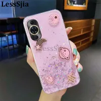 เคสมือถือ Huawei Nova 11ฝาหลังประกายซิลิโคนนิ่มโปร่งใสพื้นที่ดาวดาวเคราะห์ดวงจันทร์สาวๆกันตกสำหรับ Huawei Nova 11 Pro เคสใส่โทรศัพท์