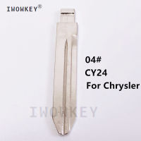 20Pcs #04 CY24โลหะพับใบมีดเปลี่ยน VVDI KEYDIY Remote Key Blade สำหรับ Jeep Dodge Chrysler Key Uncut Blank LISHI เครื่องมือ