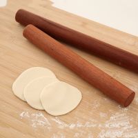 Red sandalwood rolling stick face stick solid wood household pole face roll shaft dumpling stick baking tool rolling pin Bread  Cake Cookie Accessorie