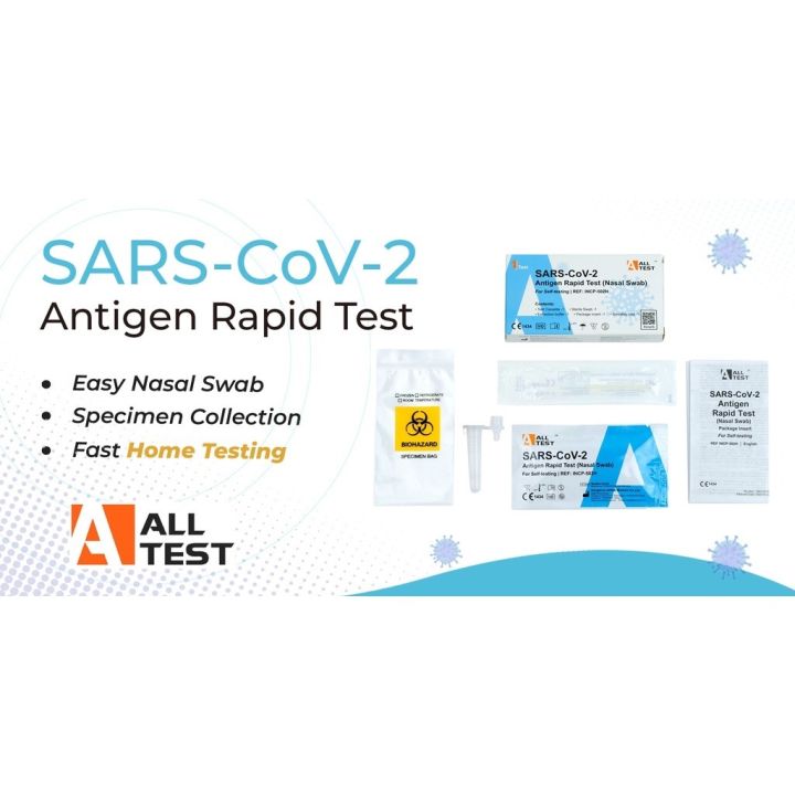 Alltest Sars-Cov-2 Antigen Rapid Test Nasal Swab For Self-Testing | Lazada