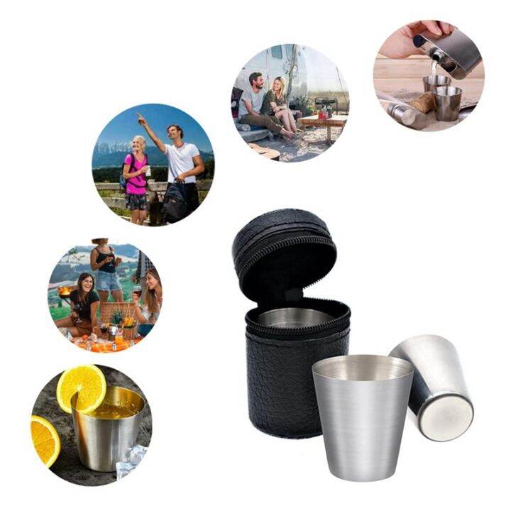 polished-30ml-mini-stainless-steel-shot-glass-cup-drinking-wine-glasses-with-leather-cover-bag-for-home-kitchen-bar