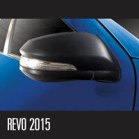 ครอบกระจกมองข้าง REVO 2015-2023 / Fortuner 15-23 / Cross 22 สีดำด้าน งานเกรด A  ของแต่ง ชุดแต่ง ประดับยนต์