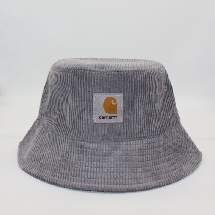 bucket-hat-หมวกถังผ้าลูกฟูกสำหรับผู้หญิงผู้ชายหมวกตกปลาชายหาดเดินป่ากลางแจ้ง