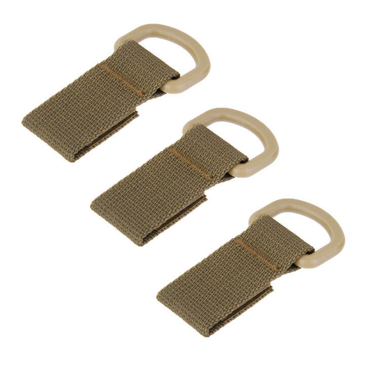 Molle nylon belt clip webbing backpack strap hang Quickdraw attach