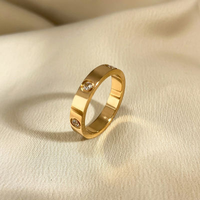 [COD] แหวนเหล็กไทเทเนียมสไตล์เกาหลีผู้หญิงแฟชั่นบุคลิกภาพ ins การออกแบบเฉพาะกลุ่มอินเทรนด์การตกแต่งที่สวยงามแหวนนิ้วชี้แหวนคู่