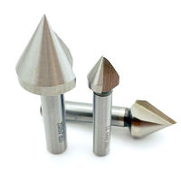 Single Edge Hard โลหะ Countersink เจาะ Bit จับรอบ60องศา HSS ไม้เหล็ก Chamfer Cutter เครื่องมือ Reaming เจาะ Chamfer