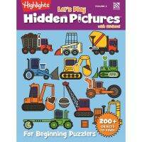 Highlights หนังสือแบบฝึกหัด เสริมทักษะการคิดและการสังเกต Lets Play Hidden Pictures with Stickers Vol 5